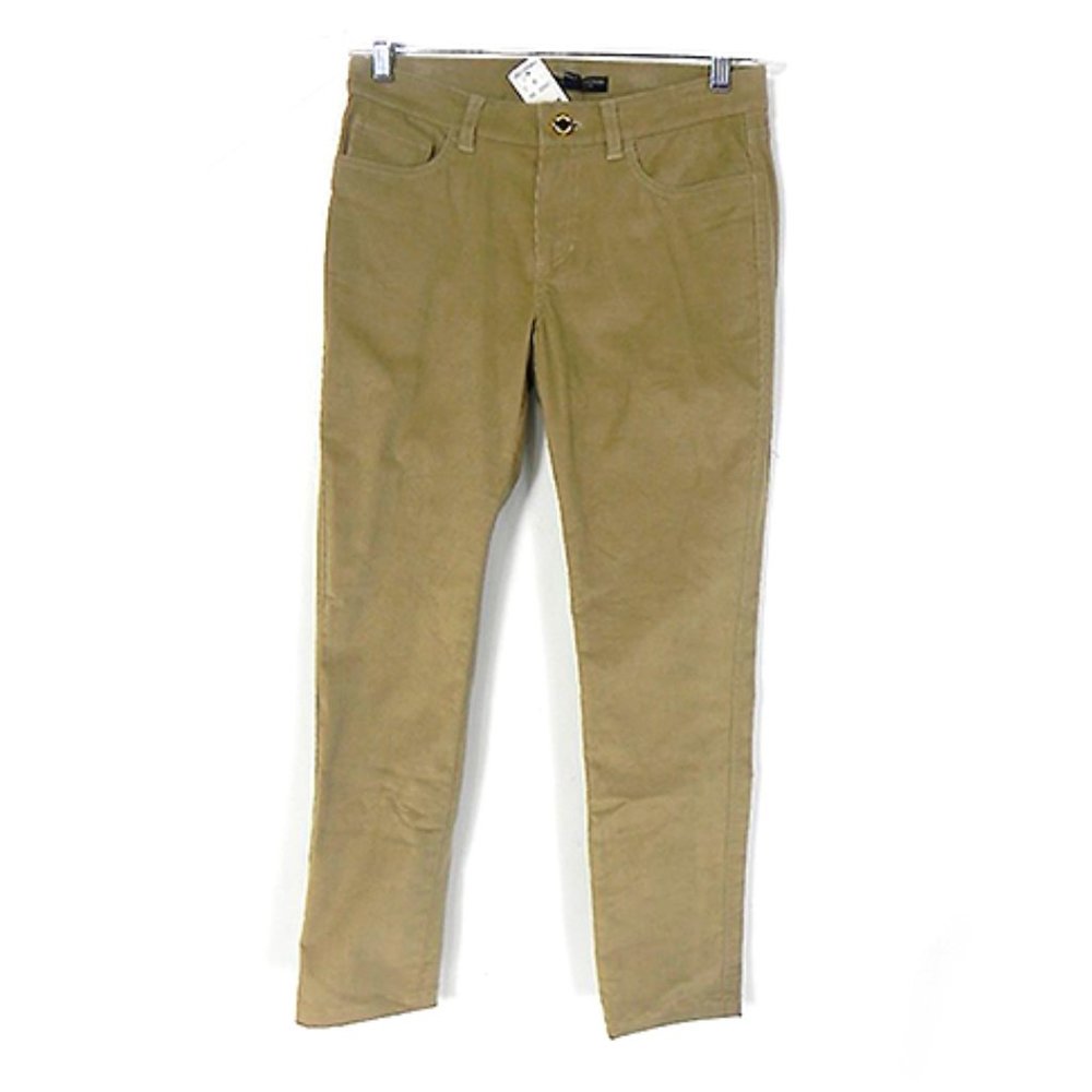 NEW Women's Brooks Brothers Corduroy 5 Pocket Jeans Size 2 Tan NWT